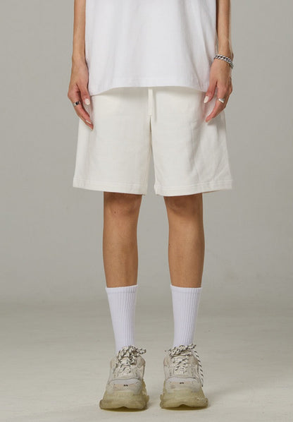 Eco_Washed_Cotton_Shorts-ola_fan-white-front-view