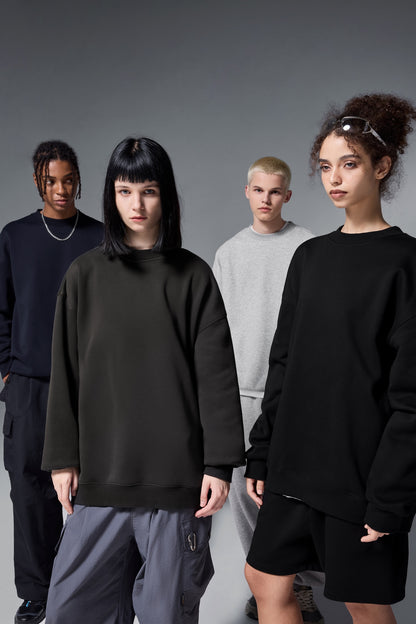OLA FAN Soft Fleece Crewneck Sweatshirt group of models