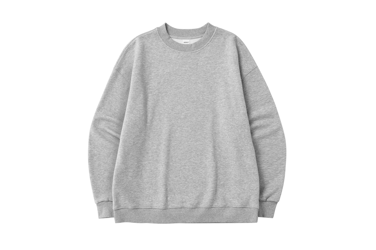 OLA FAN Soft Fleece Crewneck Unisex Sweatshirt Cement Grey sku