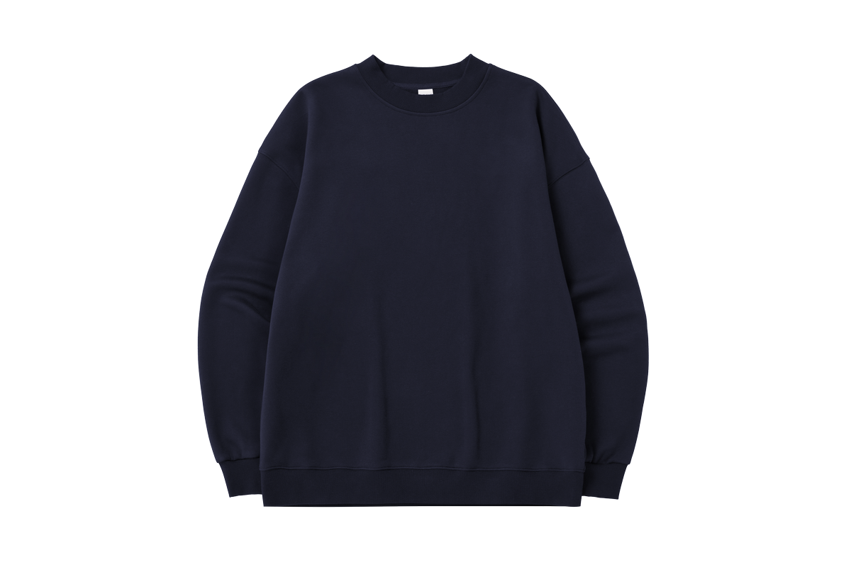 OLA FAN Soft Fleece Crewneck Unisex Sweatshirt Dark Blue sku