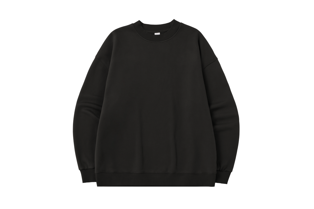 OLA FAN Soft Fleece Crewneck Unisex Sweatshirt Dark Grey sku