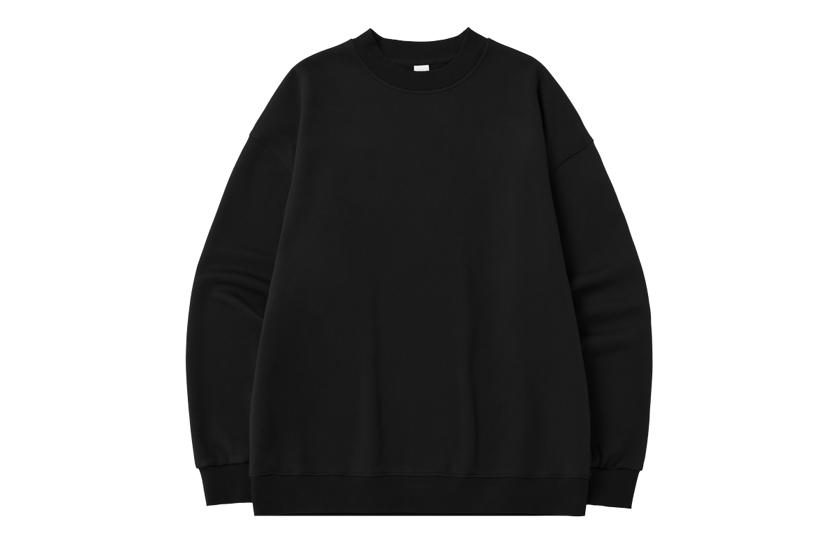 OLA FAN Soft Fleece Crewneck Unisex Sweatshirt Black sku