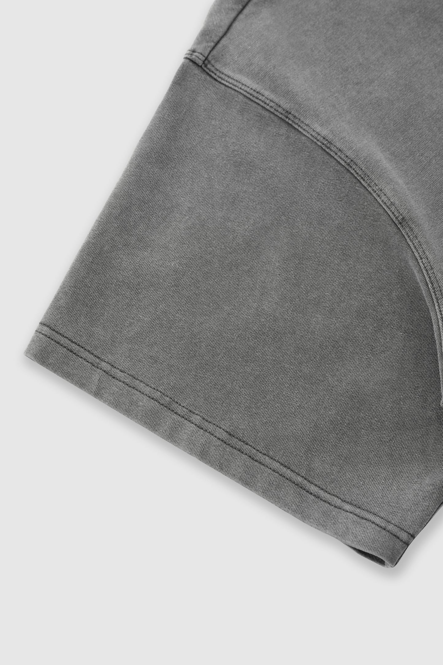 Ola fan Heavy Cotton Oversize Washed T-Shirt material detail close shot