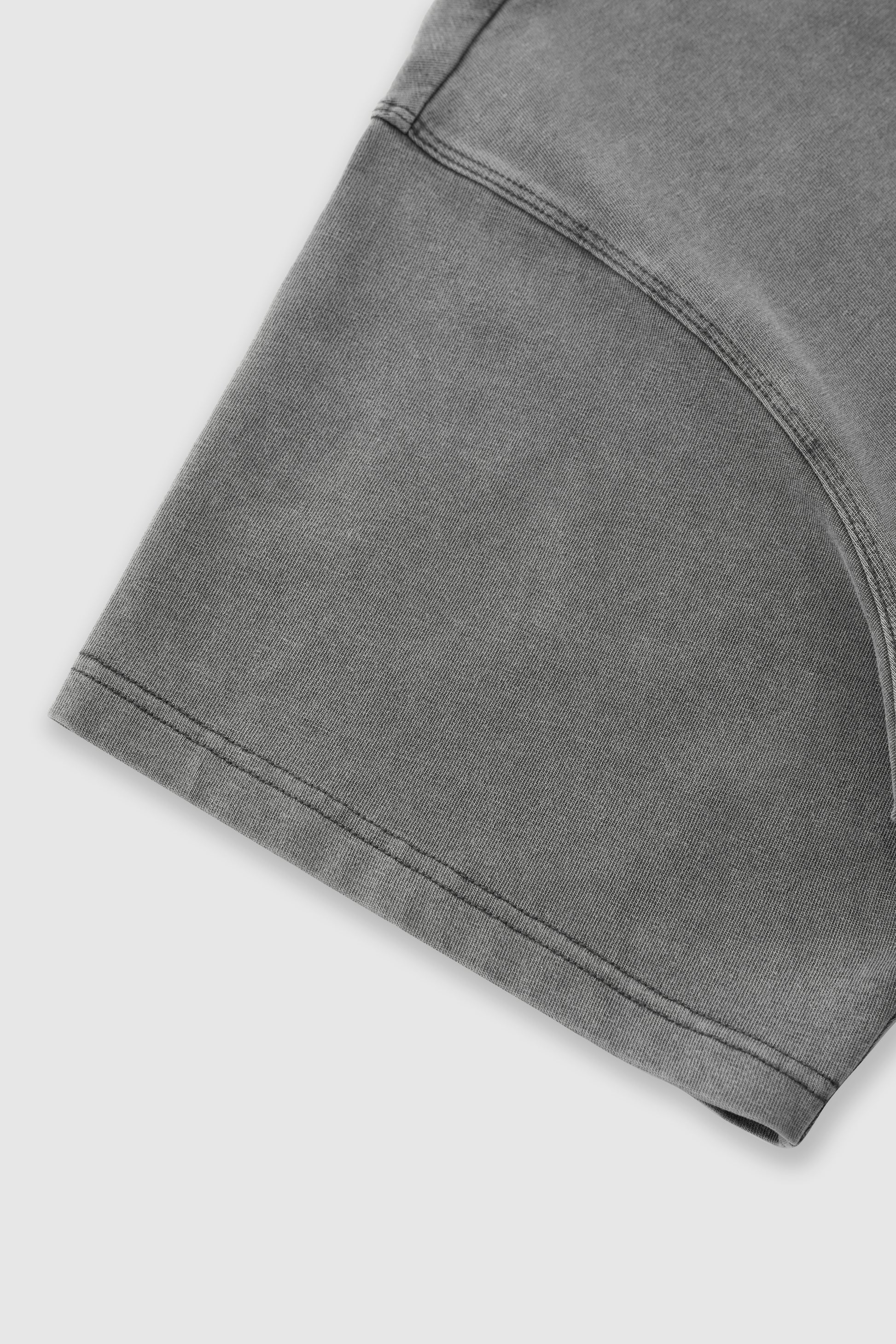 Ola fan Heavy Cotton Oversize Washed T-Shirt material detail close shot