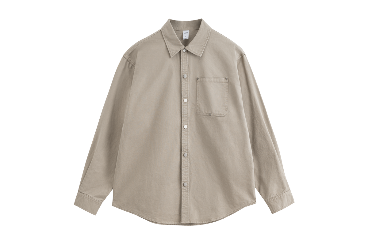 Trendy Casual Retro Work Shirt - Unisex Minimalist Outerwear