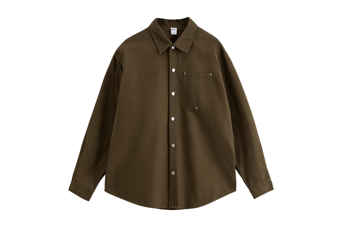 Trendy Casual Retro Work Shirt - Unisex Minimalist Outerwear
