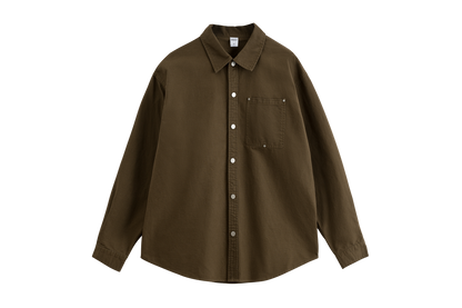Trendy Casual Retro Work Shirt - Unisex Minimalist Outerwear