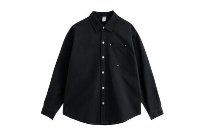 Trendy Casual Retro Work Shirt - Unisex Minimalist Outerwear