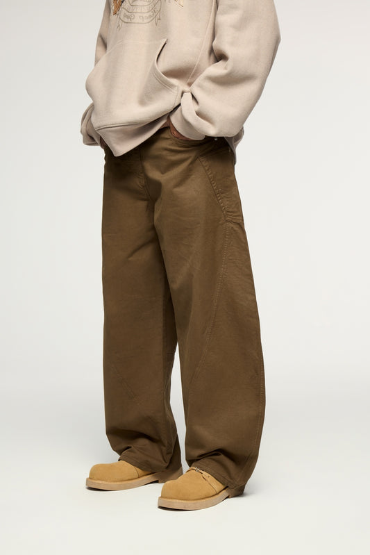 Vintage Asute Dyed Cotton Work Trousers