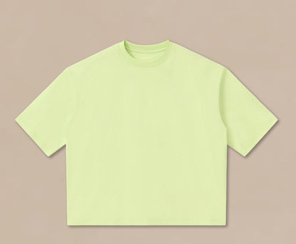 Mint Sorona Boxy T-Shirt with Swiss HeiQ Cooling Tech