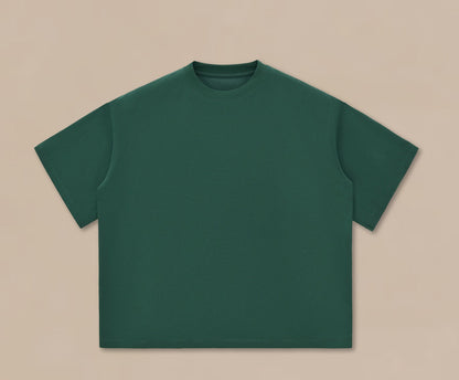 Mint Sorona Boxy T-Shirt with Swiss HeiQ Cooling Tech