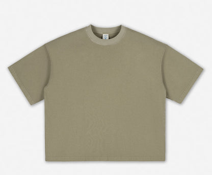 Caramel Essence Series – Boxy Oversized 260g T‑Shirt