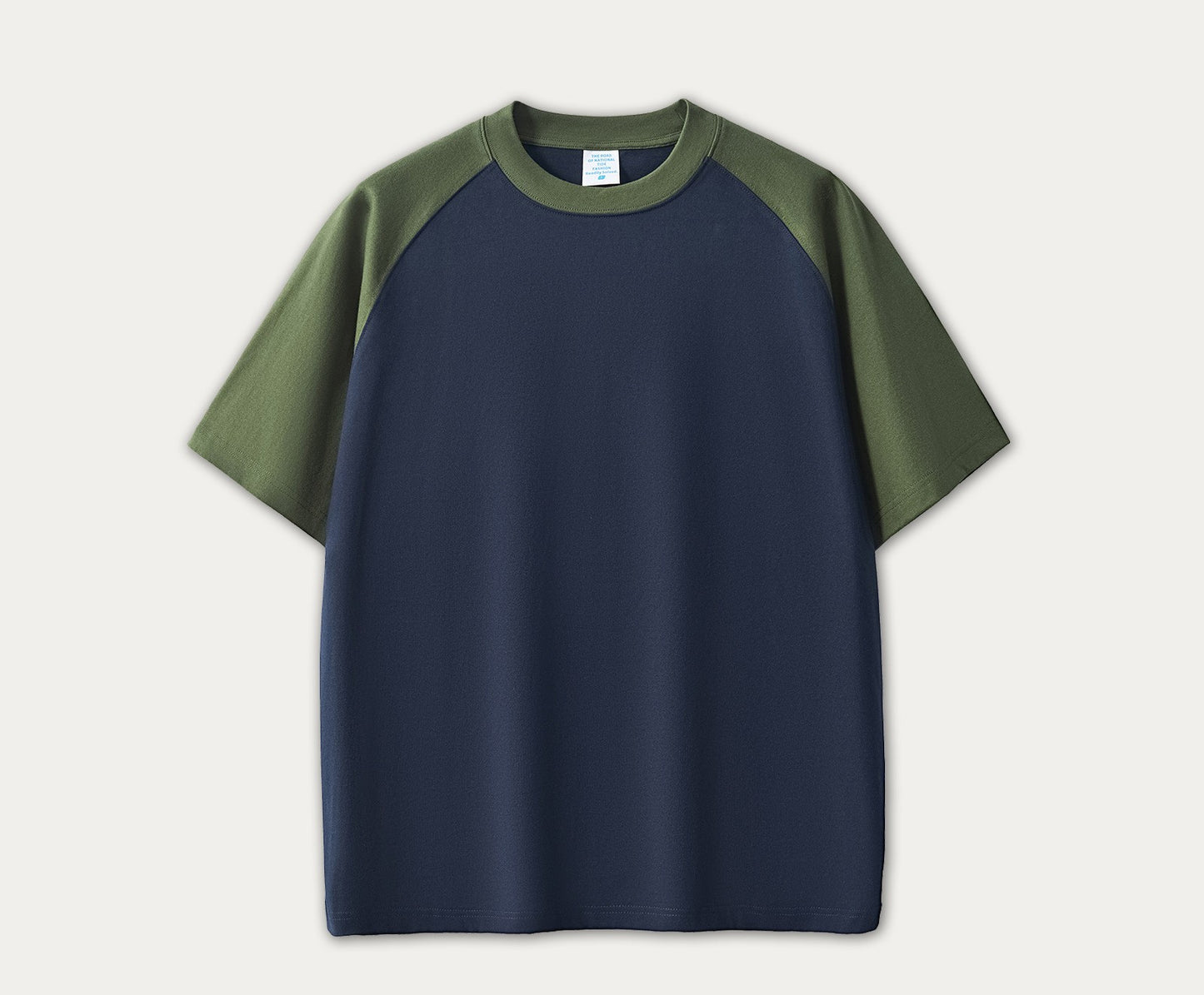 Contrast Raglan Oversized T‑Shirt