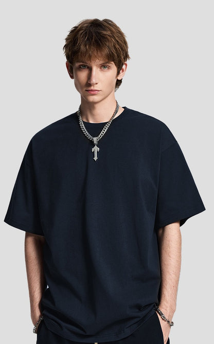 Blooming Horizon Series – Oversized 275g T‑Shirt