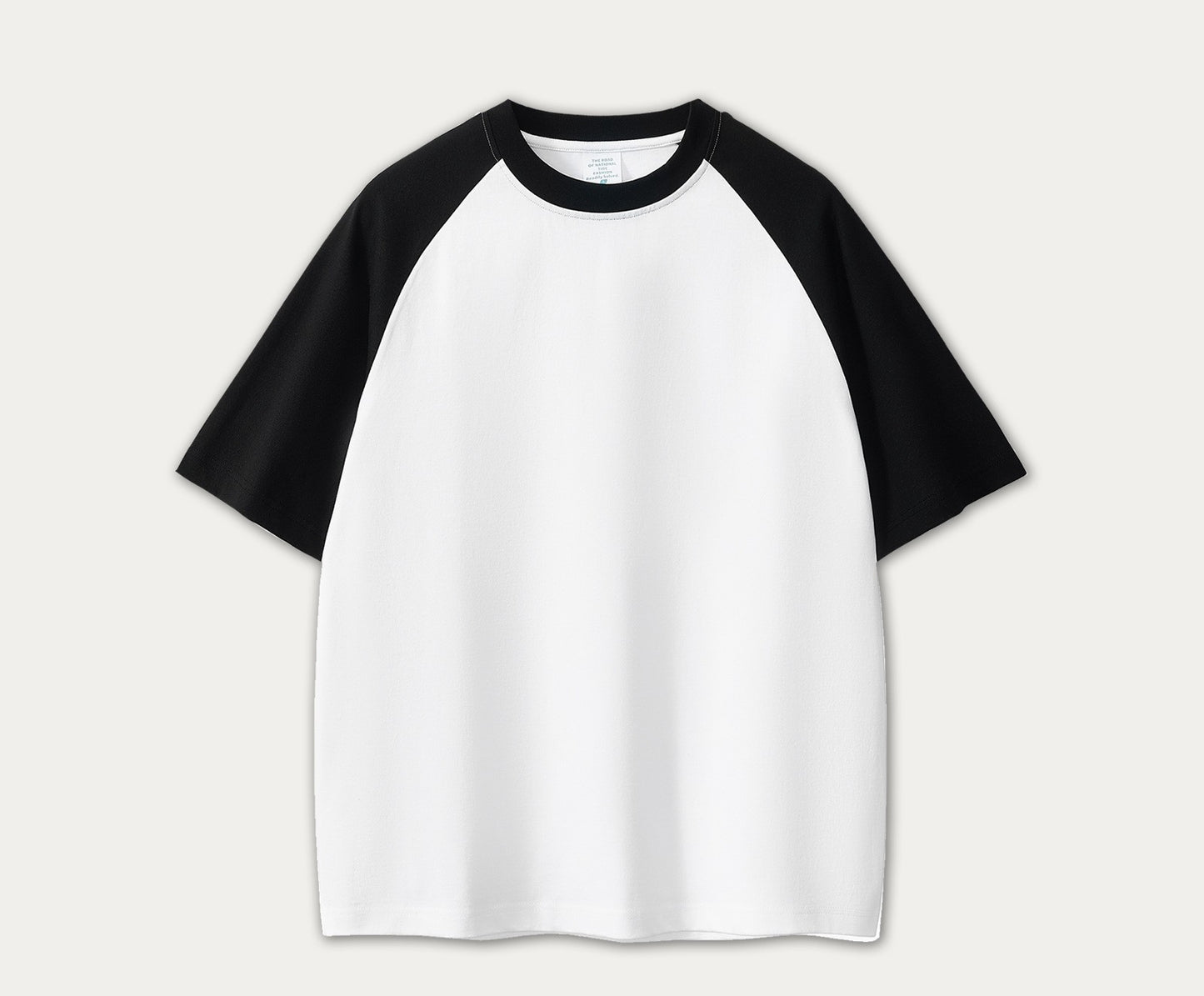 Contrast Raglan Oversized T‑Shirt