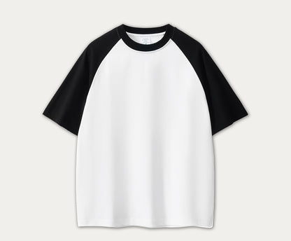 Contrast Raglan Oversized T‑Shirt