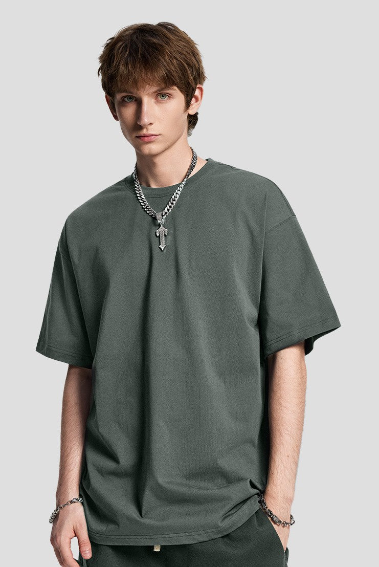 Blooming Horizon Series – Oversized 275g T‑Shirt