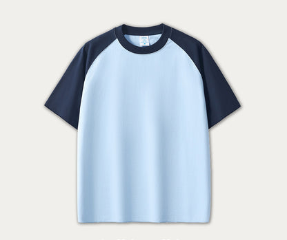 Contrast Raglan Oversized T‑Shirt