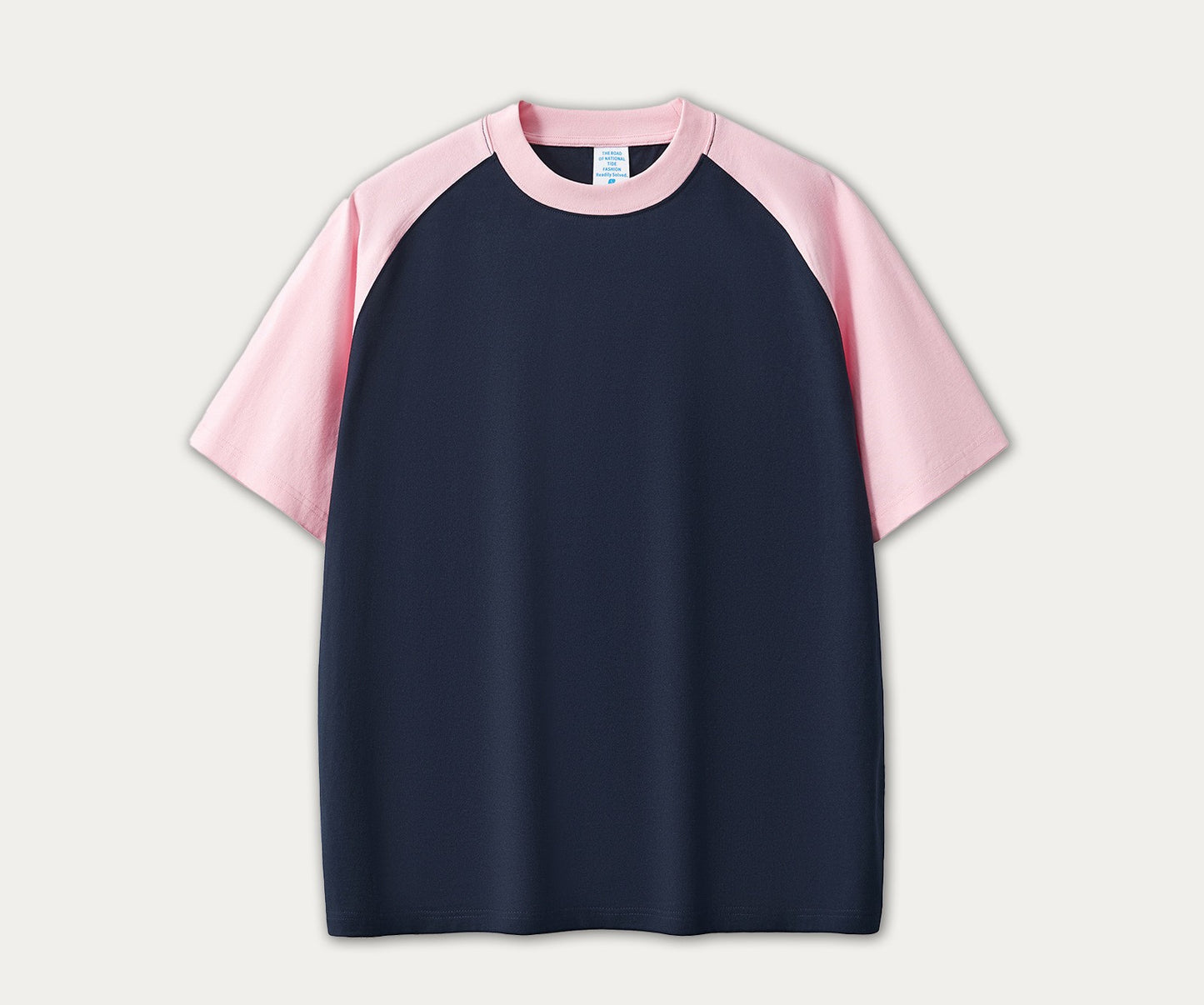 Contrast Raglan Oversized T‑Shirt