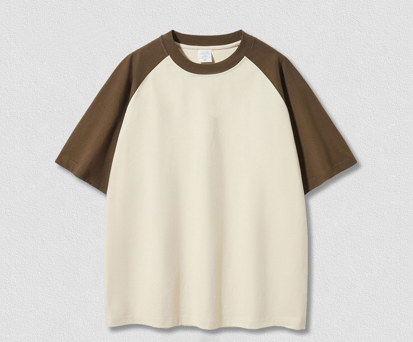 Contrast Raglan Oversized T‑Shirt